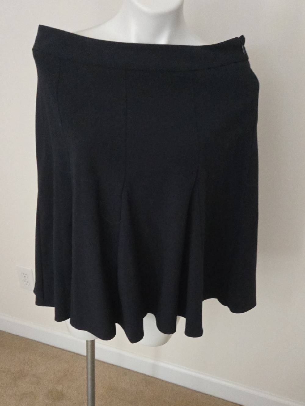 Women's Navy A-Line Skirt
